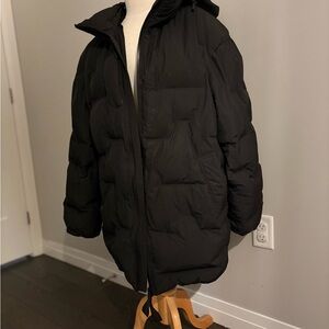 Ganni Black Puffer Jacket